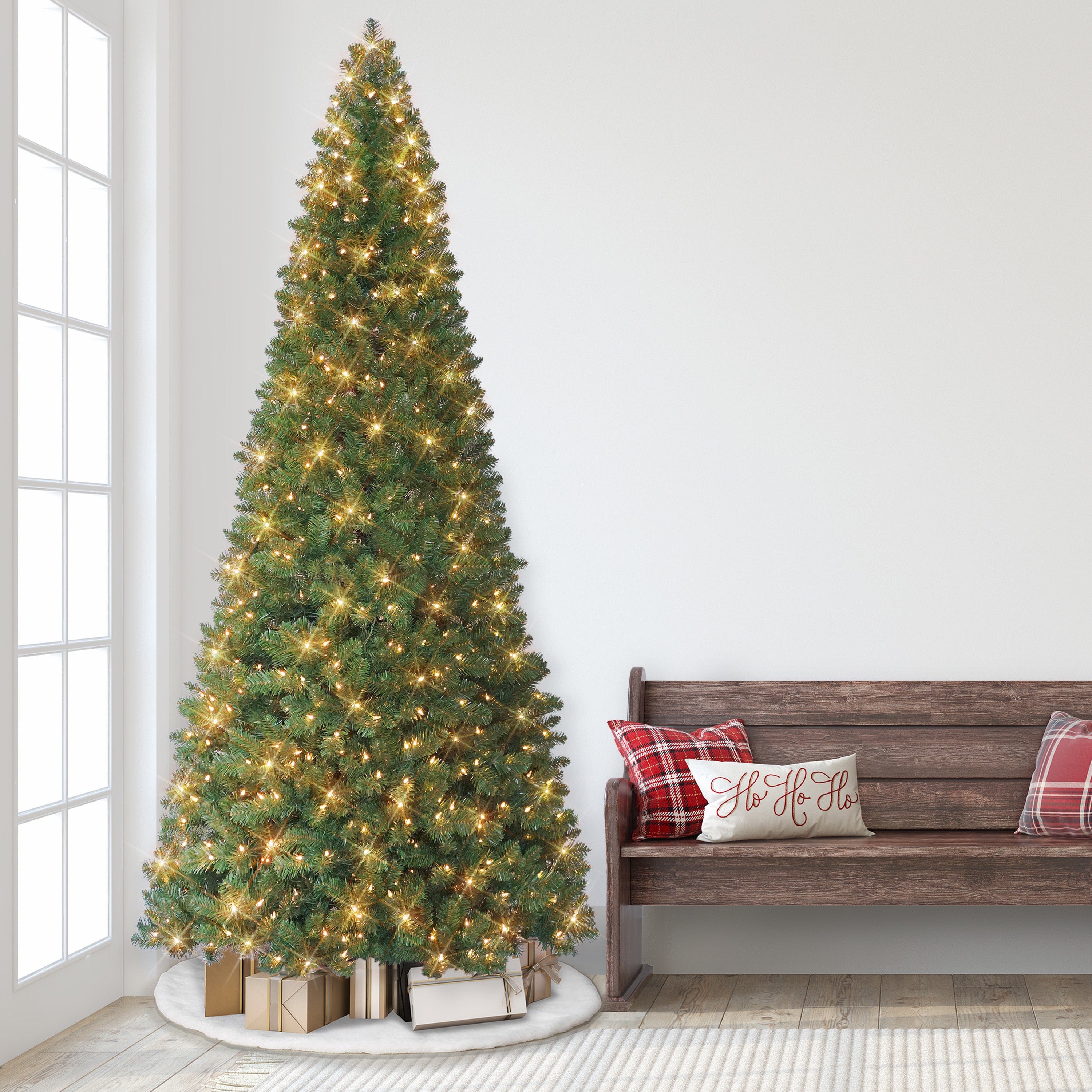 9ft Pre-lit Virginia Pine Tree
